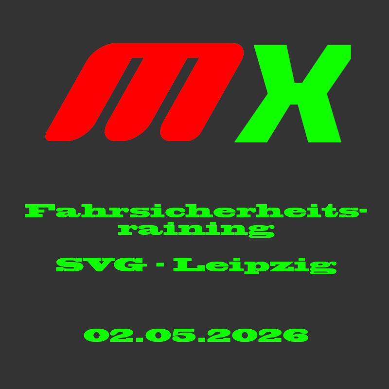 Fahrsicherheitstraining Motorrad Motorrad SVG Leipzig 02.05.2026