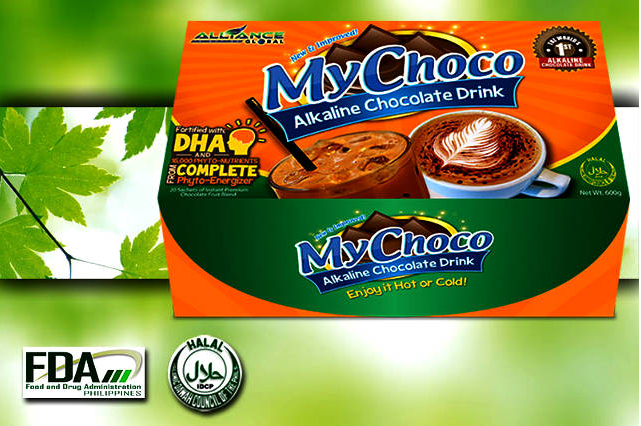Mychoco alkaline chocolate drink