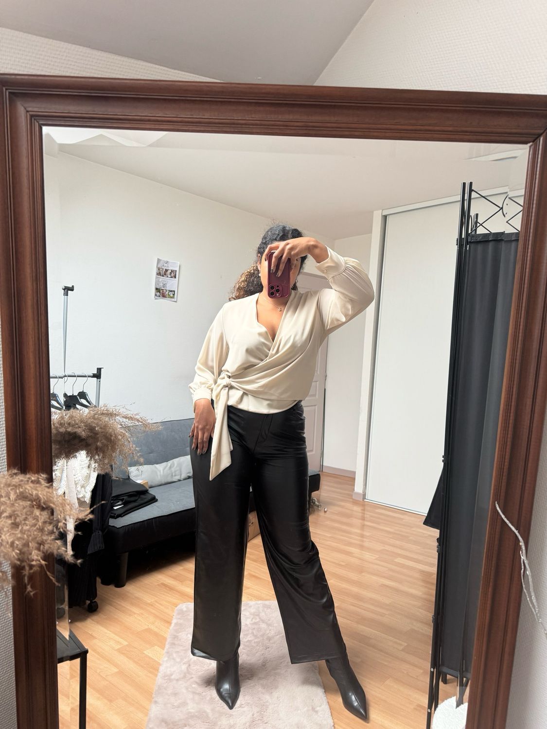 Pantalon simili cuir