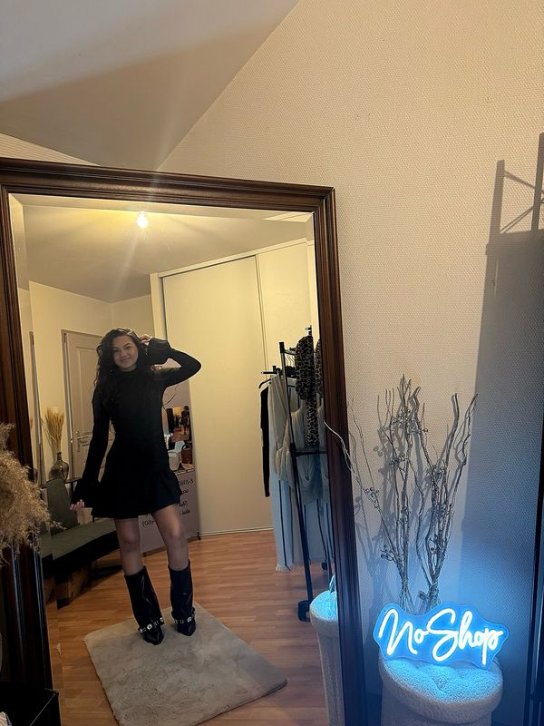 Robe bouffante noire