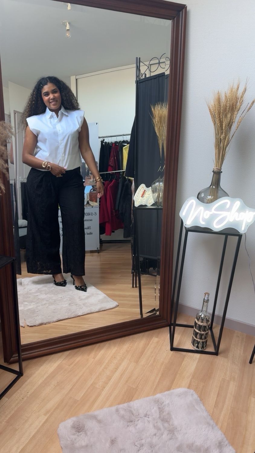 Pantalon dentelle