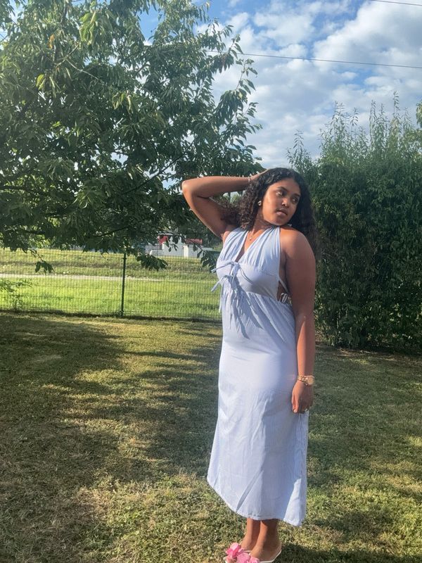 Robe rayée
