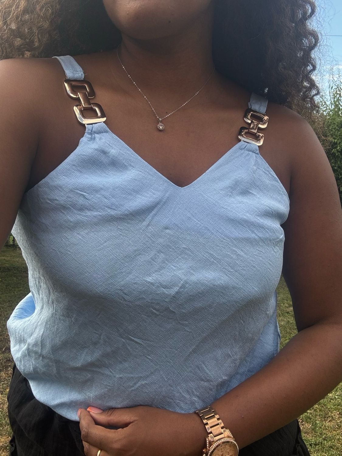 Débardeur bleu