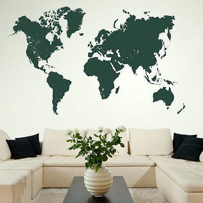 Mappa del mondo da parete