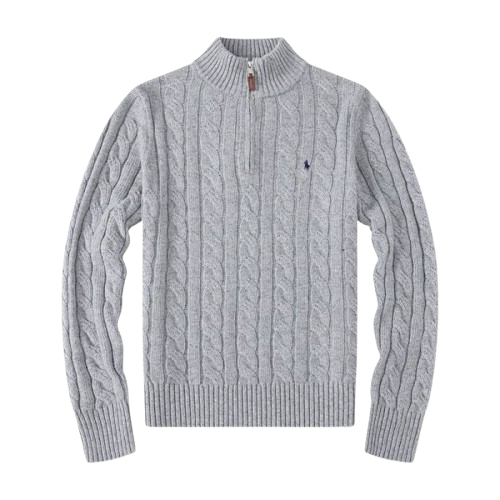 RL Knitted Quarter Zip Light Edition
