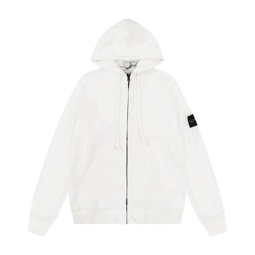 St Island Zip Up Hoodies Solid Colors