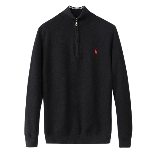 RL Cotton Quarter Zip Up