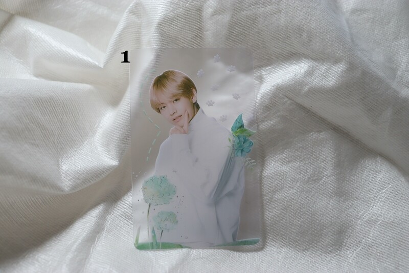 Cartes Transparentes BTS - 7 Modèles Uniques