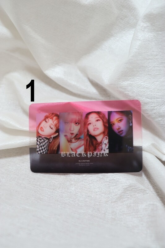 Photocards transparentes BLACKPINK – Collection unique pour les fans de K-Pop