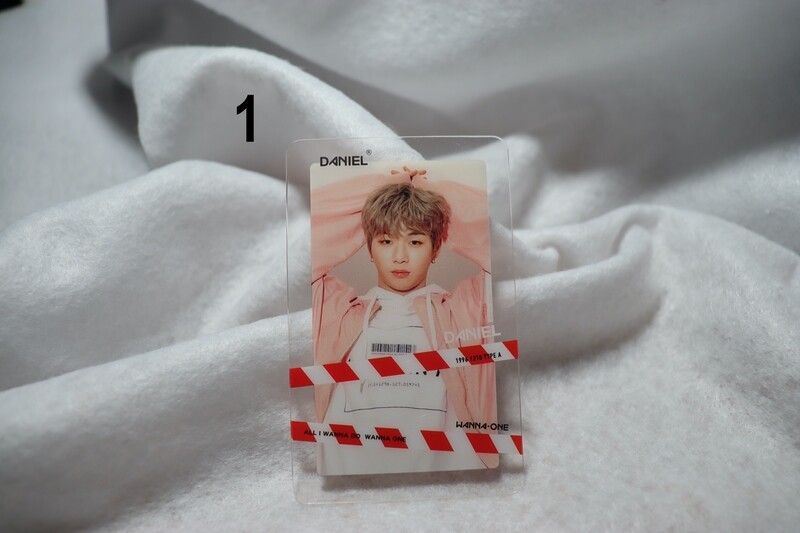 Photocards transparentes Kang Daniel – Collection incontournable pour les DANITY