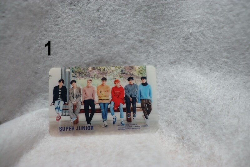 Cartes transparentes Super Junior – Collection incontournable pour les ELF