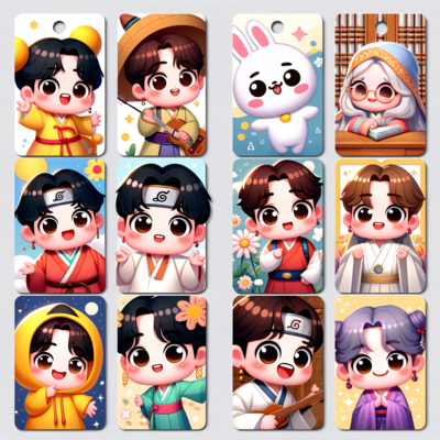 Catégorie Cartes Transparentes KPOP 1,10€