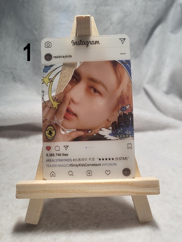 Cartes transparentes Insta Stray Kids – Collection spéciale pour les STAY