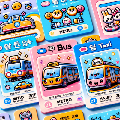 Cartes de Transport Corée du Sud