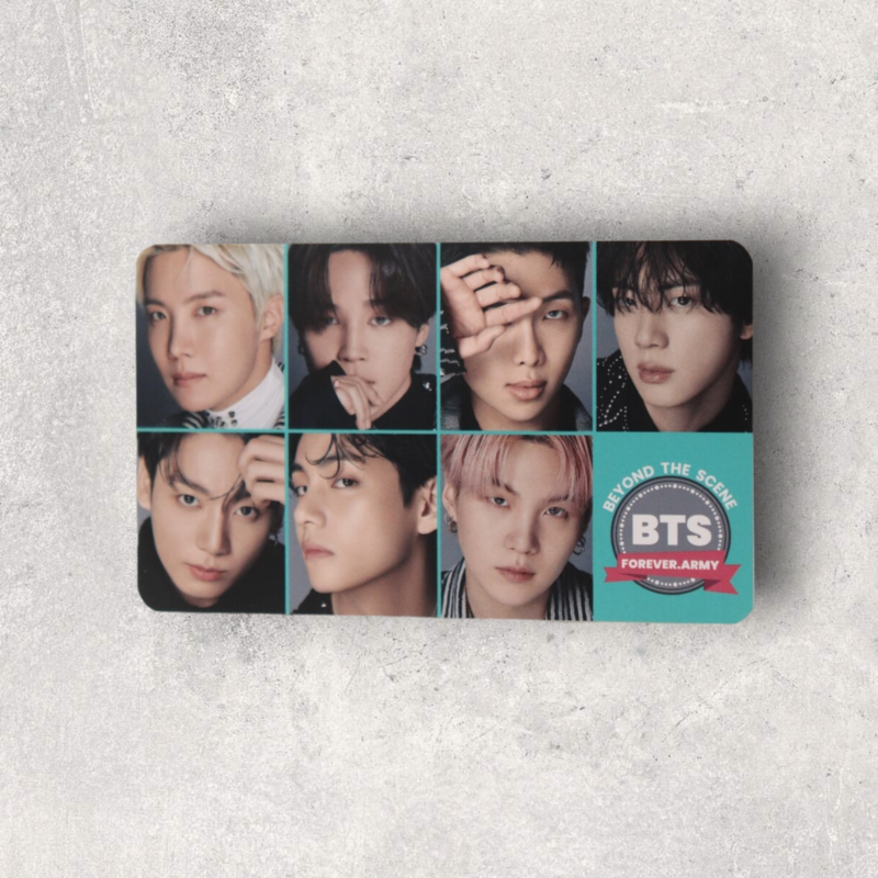 Ensemble exclusif BTS en boîte métal pour ARMYs - Photos, Photocards, Stickers