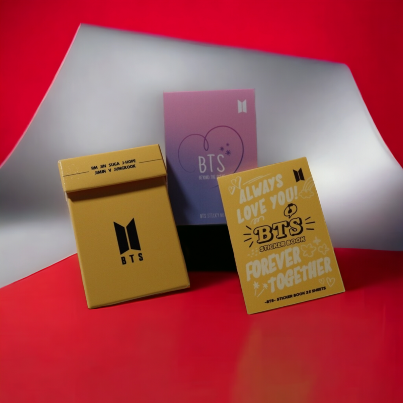 Kit BTS Livret de Notes et Stickers