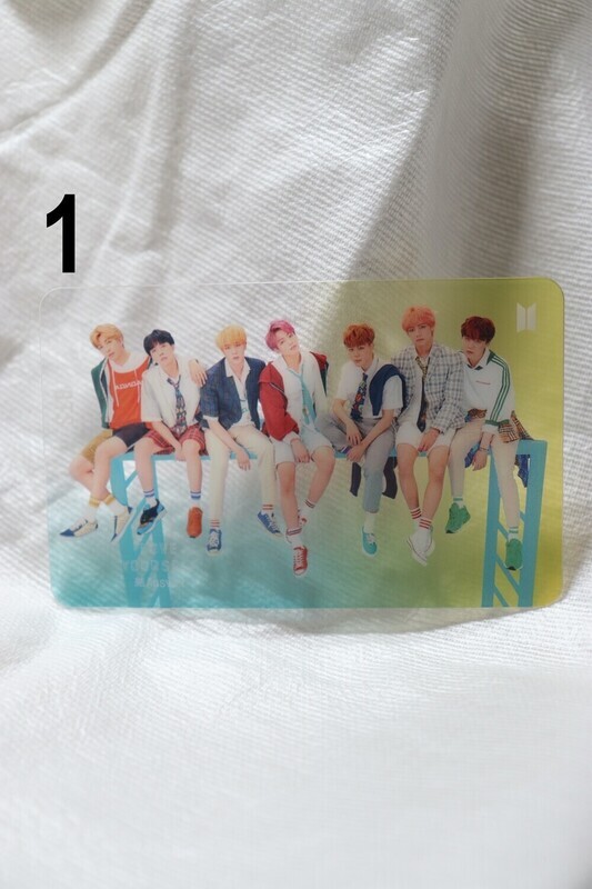 Cartes Transparentes BTS LOVE YOURSELF - 24 Modèles Uniques