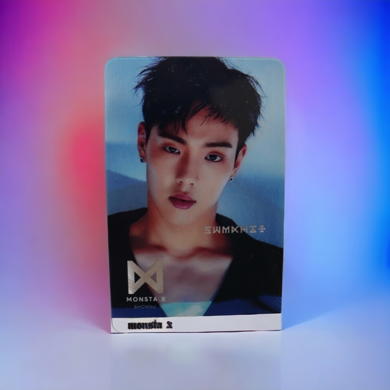 Cartes Transparentes MONSTA X - 25 Modèles Uniques