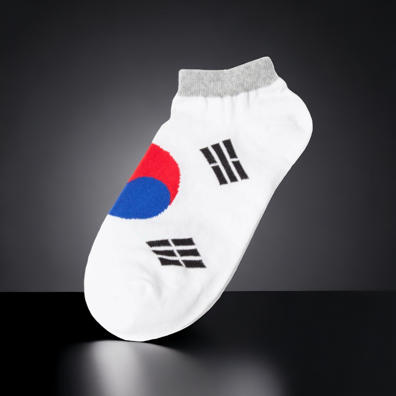 Socquettes Drapeau Coréen Taegeukgi