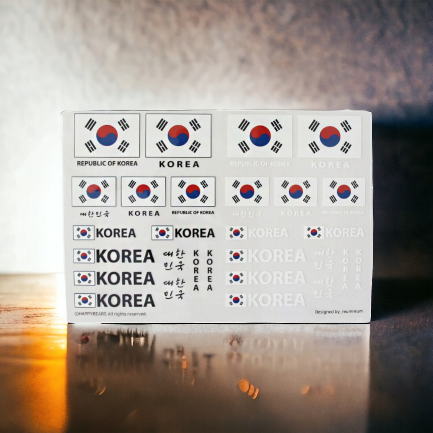 Stickers Thermocollant Korea