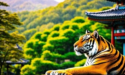 Le Tigre de Sibérie en Corée du Sud : Un Gardien de l&#39;Héritage Culturel.