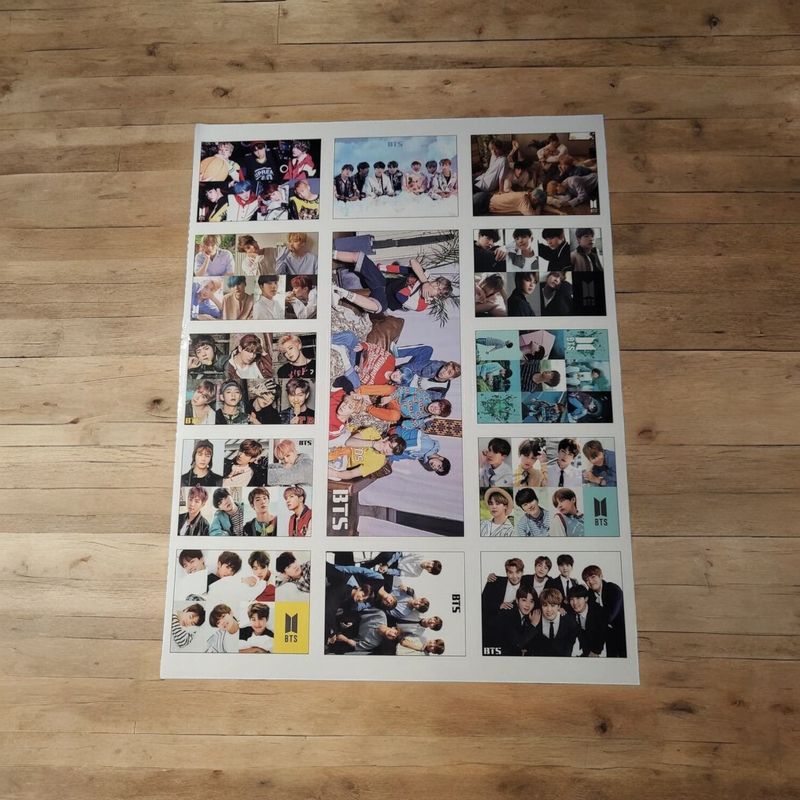 BTS Stickers - 5 Modèles Uniques