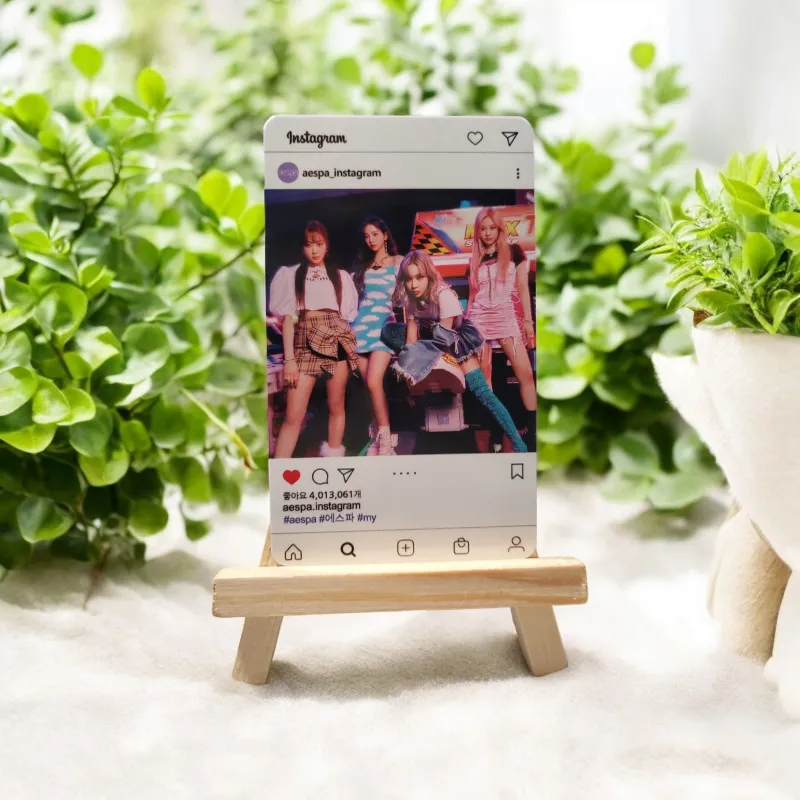 Photocards Insta AESPA Série 1 - 15 Modèles Uniques