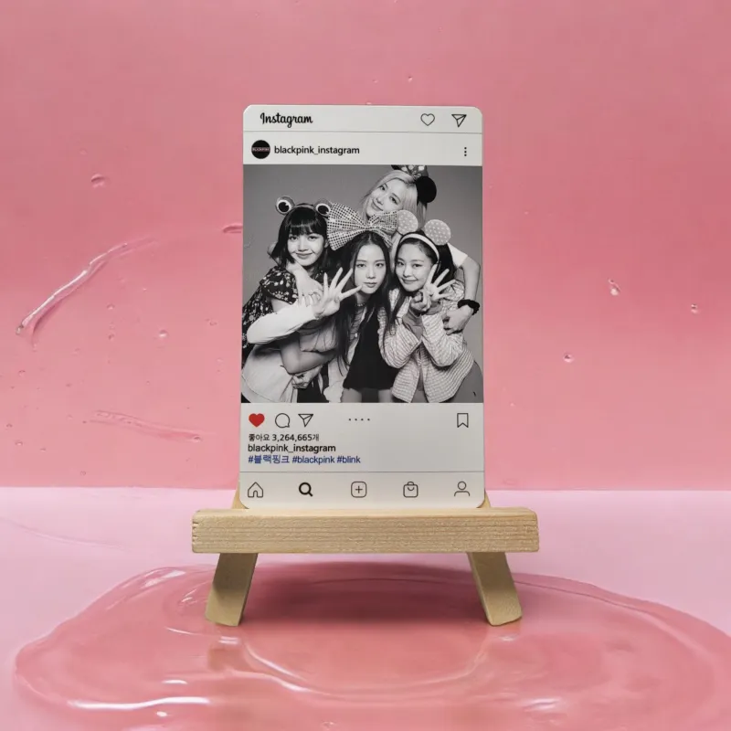 Photocards Insta BLACKPINK Série 2 - 15 Modèles Uniques