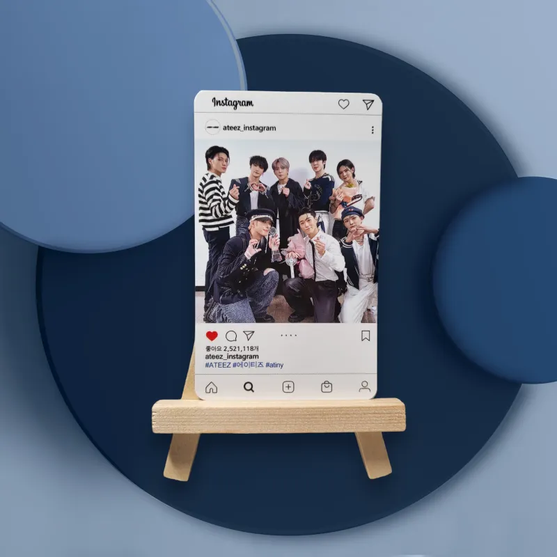 Photocards Insta ATEEZ Série 1 - 15 Modèles Uniques