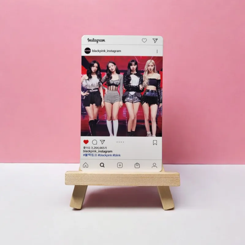 Photocards Insta BLACKPINK Série 1 - 15 Modèles Uniques