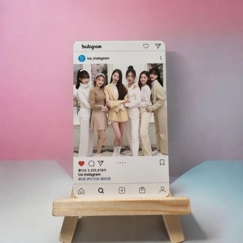 Photocards Insta IVE Série 3 - 15 Modèles Uniques