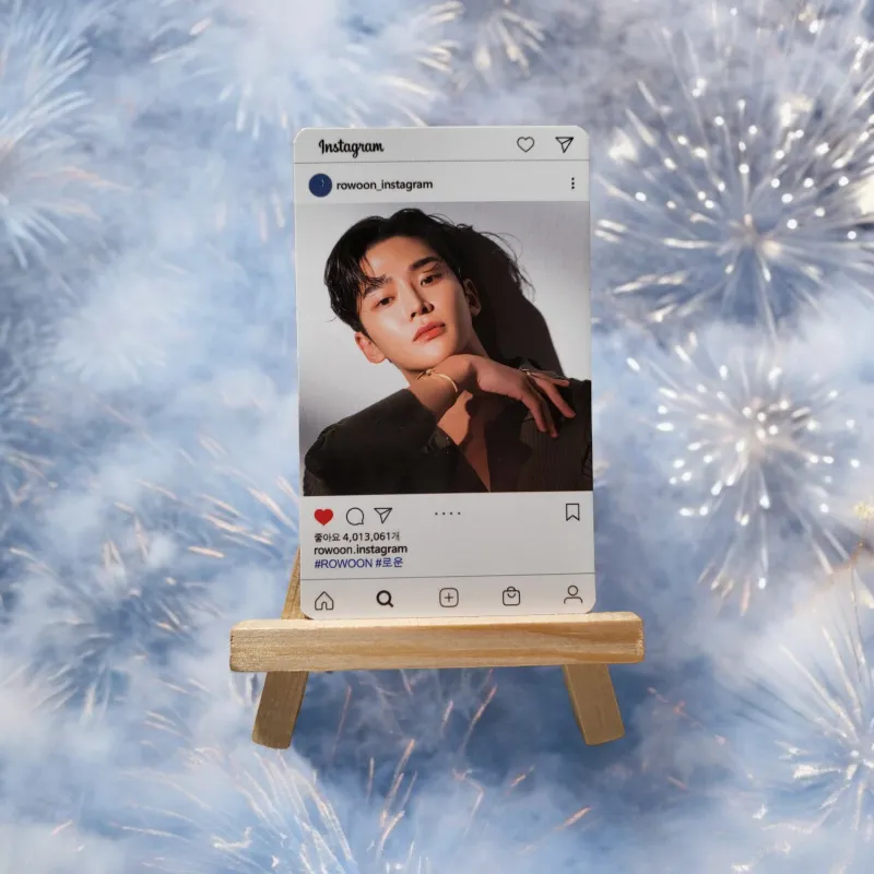Photocards Insta ROWOON Série 1 - 15 Modèles Uniques