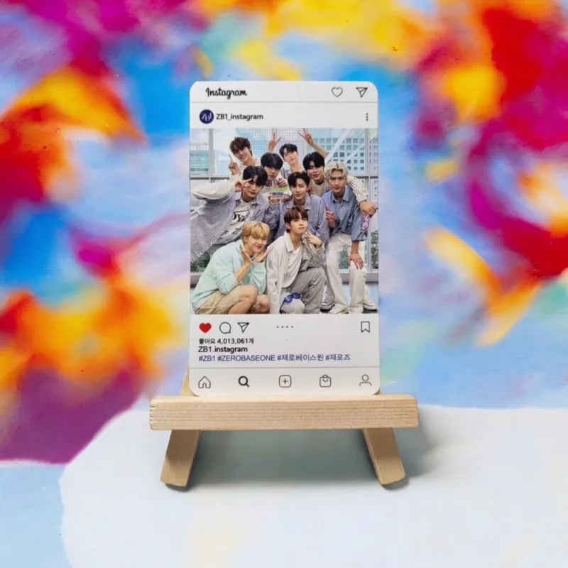Photocards Insta ZEROBASEONE Série 1 - 15 Modèles Uniques