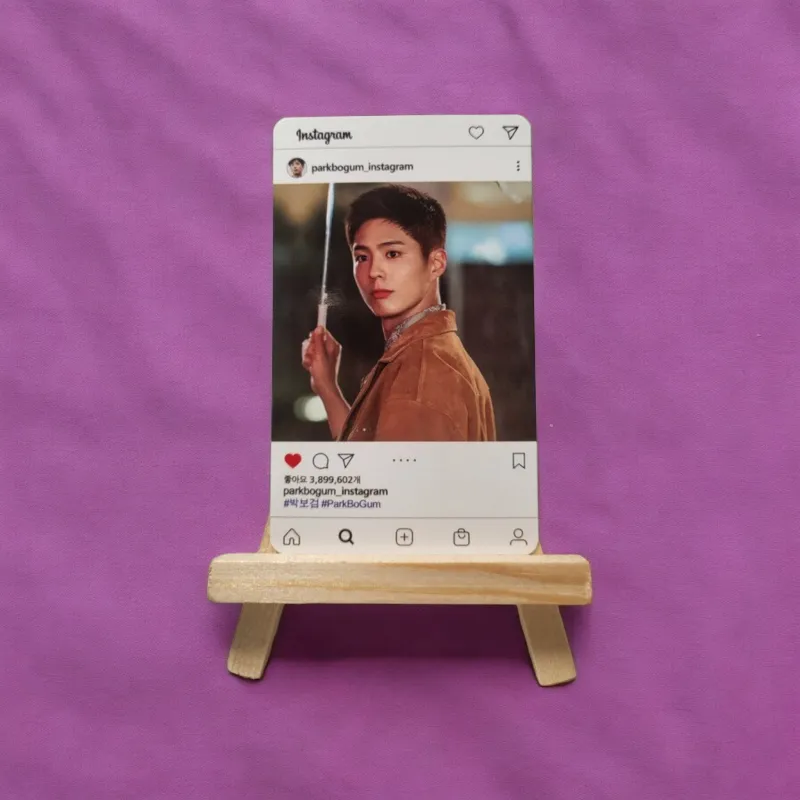 Photocards Insta PARK BO GUM Série 2 - 15 Modèles Uniques