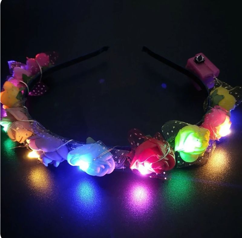 Serre-Tête Lumineux à LED pour Concerts K-Pop