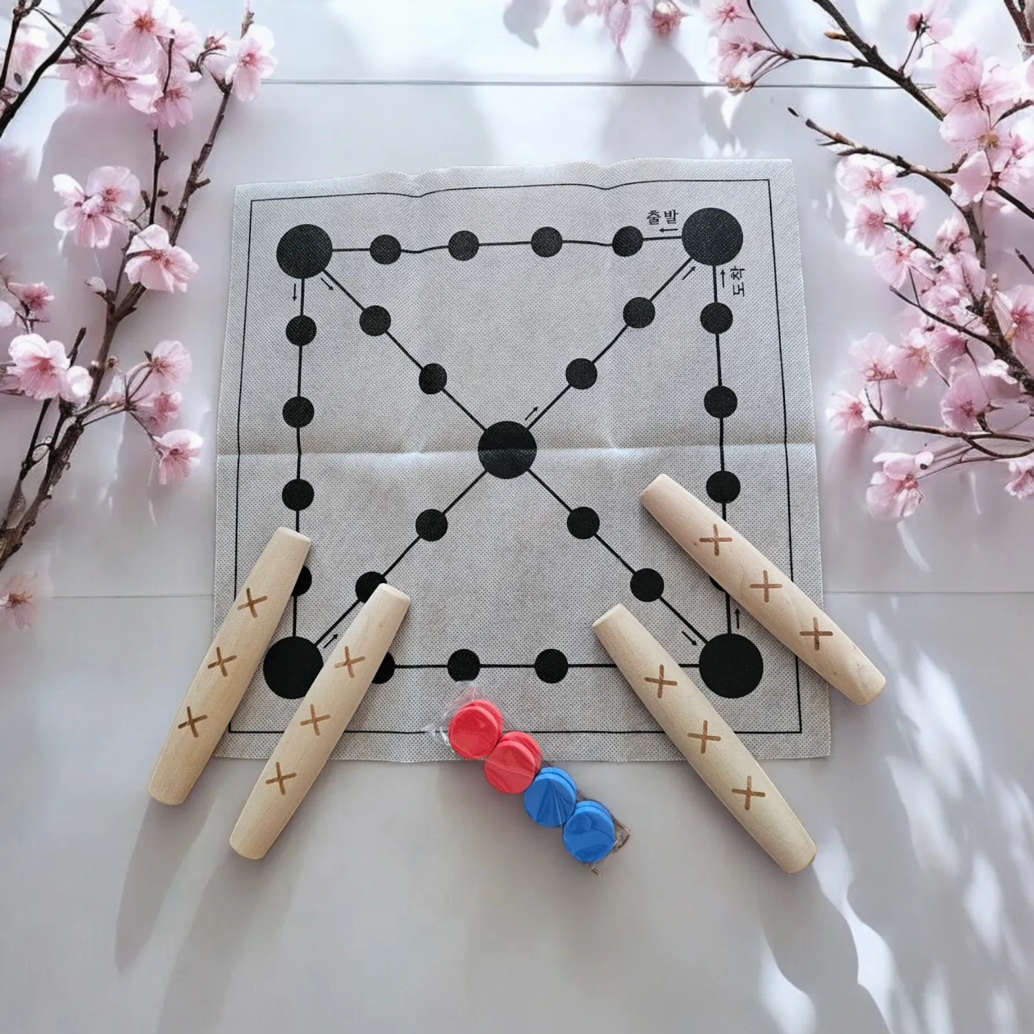 Jeu de Yut Nori Coréen - Jeu traditionnel Coréen