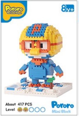 Mini Blocs Pororo - Jeu de Construction 417 Pièces