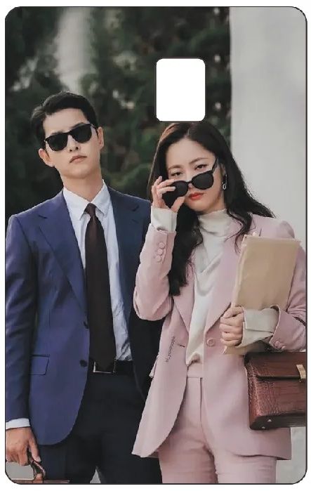 Sticker pour carte bancaire K-Drama Vincenzo