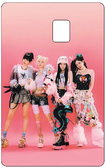 Sticker pour carte bancaire BLACKPINK