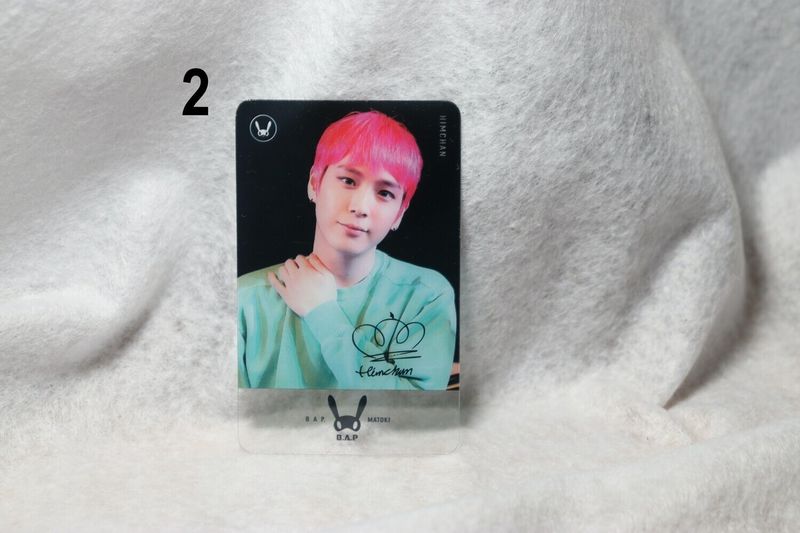 Cartes transparentes B.A.P – Photocards uniques et originales pour les BABYs