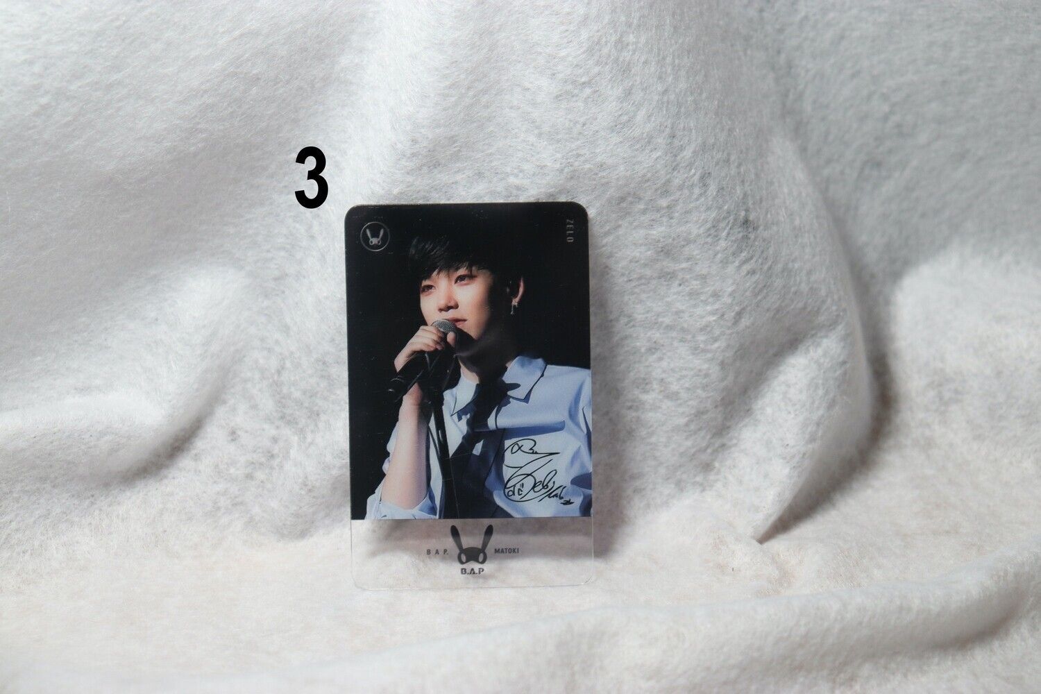 Cartes transparentes B.A.P – Photocards uniques et originales pour les BABYs