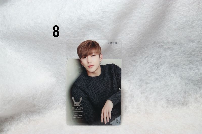 Cartes transparentes B.A.P – Photocards uniques et originales pour les BABYs