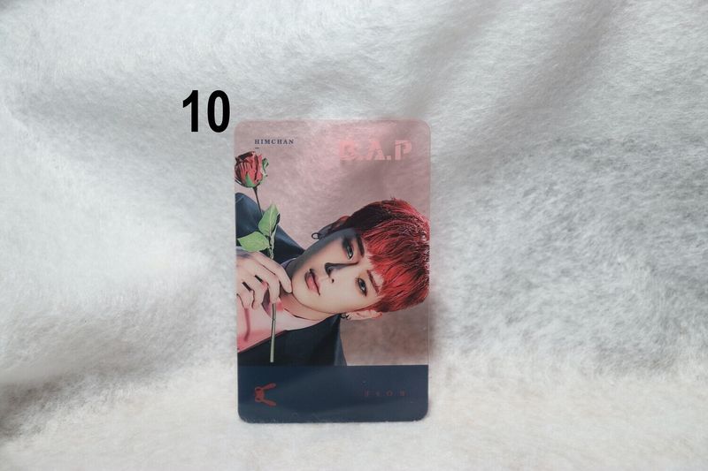 Cartes transparentes B.A.P – Photocards uniques et originales pour les BABYs