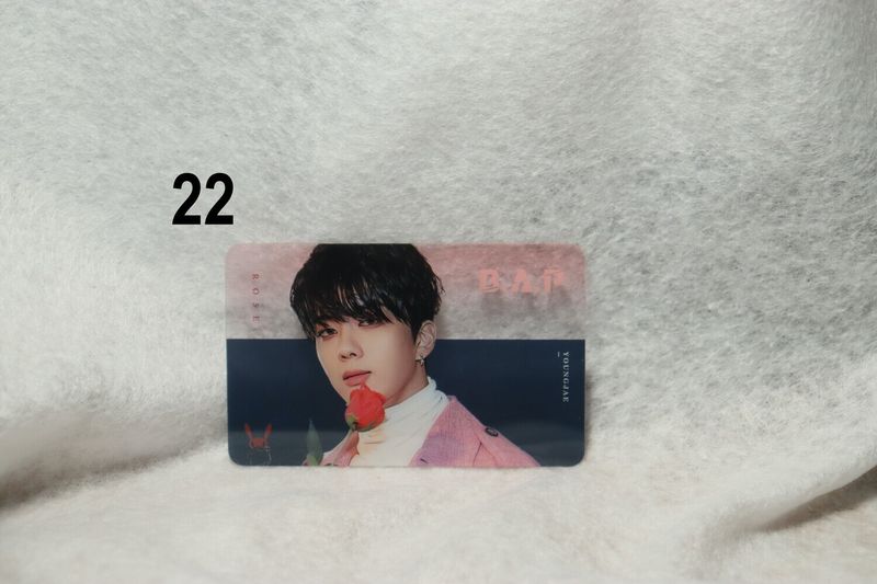 Cartes transparentes B.A.P – Photocards uniques et originales pour les BABYs