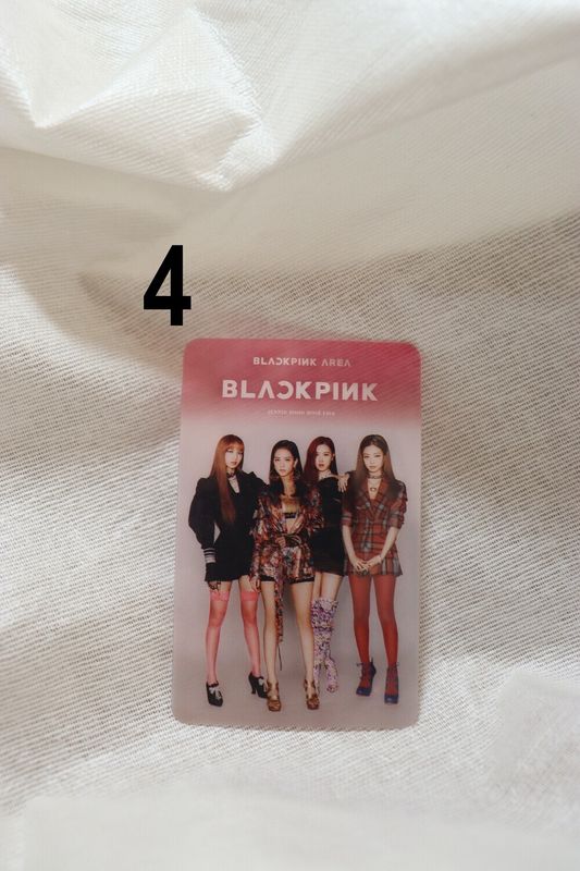 Photocards transparentes BLACKPINK – Collection unique pour les fans de K-Pop