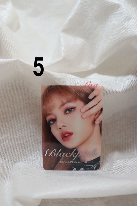 Photocards transparentes BLACKPINK – Collection unique pour les fans de K-Pop
