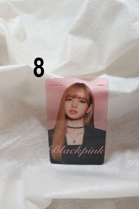 Photocards transparentes BLACKPINK – Collection unique pour les fans de K-Pop