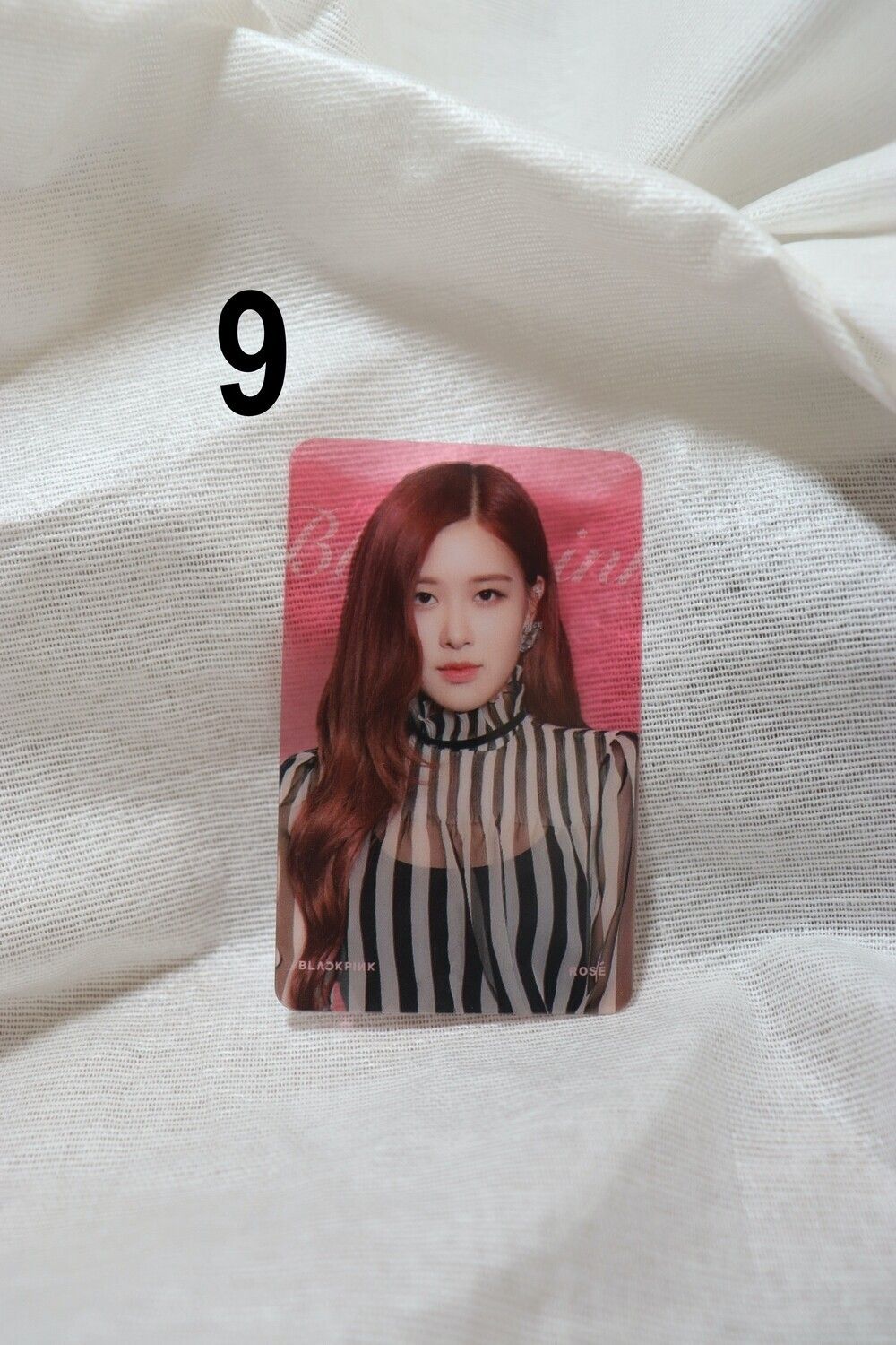 Photocards transparentes BLACKPINK – Collection unique pour les fans de K-Pop