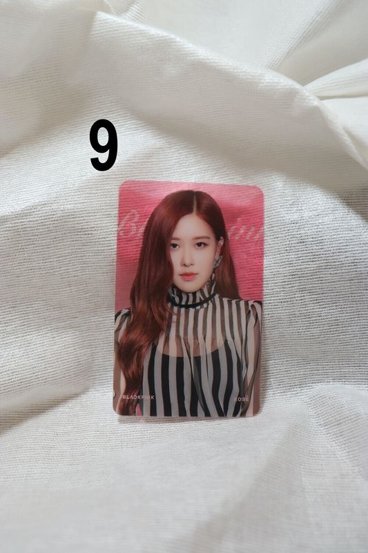 Photocards transparentes BLACKPINK – Collection unique pour les fans de K-Pop