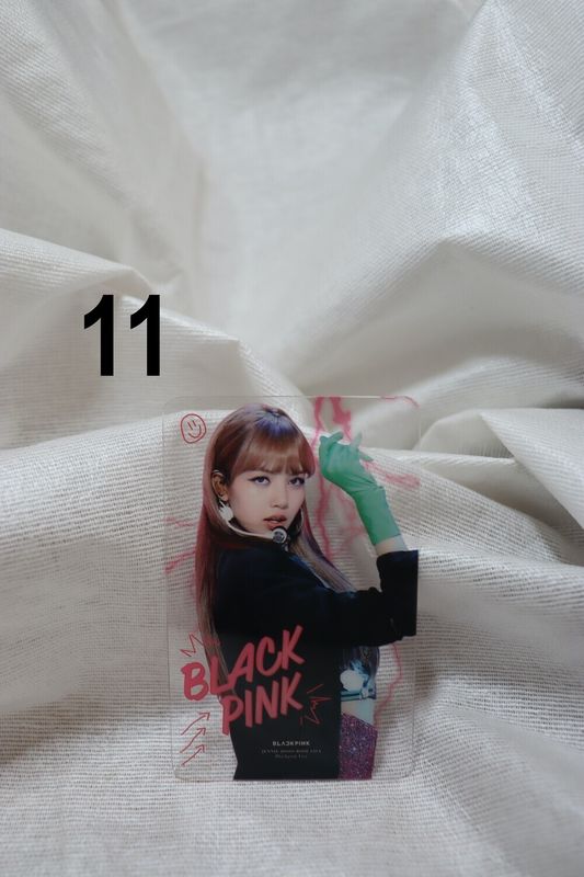 Photocards transparentes BLACKPINK – Collection unique pour les fans de K-Pop